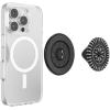 PopSockets Phone Grip for MagSafe, Magnetic Holder, Phone Stand, Enamel – Enamel Stamped Black(Enamel Stamped Black)