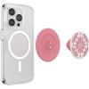 PopSockets Phone Grip for MagSafe, Magnetic Holder, Phone Stand, Enamel – Enamel Stamped Black(Glazed Putty)