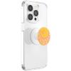 PopSockets Phone Grip for MagSafe, Magnetic Holder, Phone Stand, Enamel – Enamel Stamped Black(Sunny Groove)