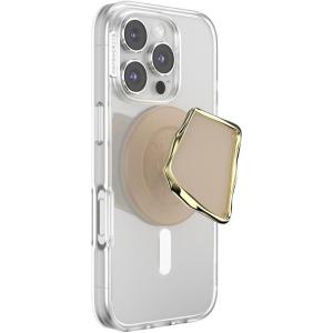 PopSockets Phone Grip for MagSafe, Magnetic Holder, Phone Stand, Enamel – Enamel Opal(Enamel Latte Cut)