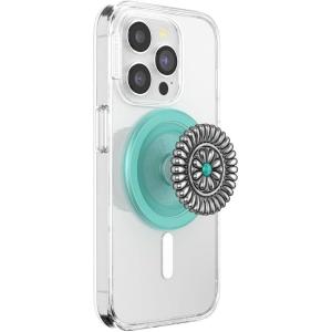 PopSockets Phone Grip for MagSafe, Magnetic Holder, Phone Stand, Enamel – Enamel Stamped Black(Enamel Stamped)