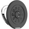 PopSockets Round Magnetic Base Only, Compatible with PopSockets Tops, Kick-Out – Glossy White(Black)