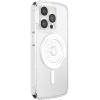 PopSockets Round Magnetic Base Only, Compatible with PopSockets Tops, Kick-Out – Glossy White(Clear)