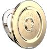 PopSockets Round Magnetic Base Only, Compatible with PopSockets Tops, Kick-Out – Glossy White(Gold)