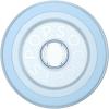 PopSockets Round Magnetic Base Only, Compatible with PopSockets Tops, Kick-Out – Glossy White(Transluscent Ice Blue)