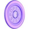 PopSockets Round Magnetic Base Only, Compatible with PopSockets Tops, Kick-Out – Glossy White(Dusty Lavendar)