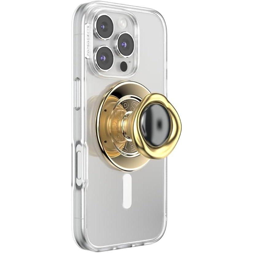 image:imagePopSockets Phone Grip for MagSafe Magnetic Holder Phone Stand Crystal  Eye of the Beholder GoldEye of the Beholder Gold