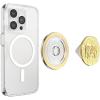 PopSockets Phone Grip for MagSafe, Magnetic Holder, Phone Stand, Crystal – Eye of the Beholder Gold(Elephant Token)