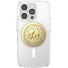 PopSockets Phone Grip for MagSafe, Magnetic Holder, Phone Stand, Crystal – Eye of the Beholder Gold(Elephant Token)