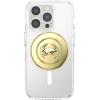 PopSockets Phone Grip for MagSafe, Magnetic Holder, Phone Stand, Crystal – Eye of the Beholder Gold(Enamel Dungeness)