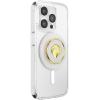 PopSockets Phone Grip for MagSafe, Magnetic Holder, Phone Stand, Crystal – Eye of the Beholder Gold(Venus White)