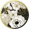 PopSockets Phone Grip for MagSafe, Magnetic Holder, Phone Stand, Crystal – Eye of the Beholder Gold(Wild Flowers)