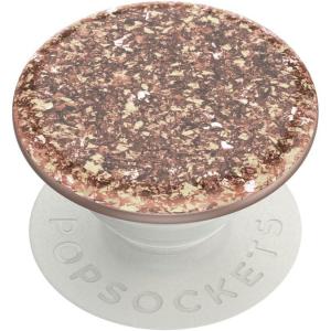 PopSockets Phone Grip for MagSafe, Magnetic Holder, Phone Stand, Crystal – Eye of the Beholder Gold(Foil Rose Gold)