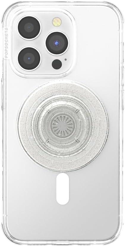 image:imagePopSockets Adhesive Phone Grip Holder Phone Stand Crystal Eye of the Beholder SilverClear Glitter