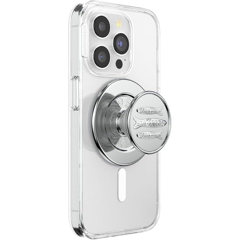 image:imagePopSockets Adhesive Phone Grip Holder Phone Stand Crystal  Eye of the Beholder SilverEnamel Seashore