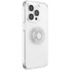 PopSockets Adhesive Phone Grip, Holder, Phone Stand, Crystal – Eye of the Beholder Silver(Clear Glitter)