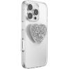 PopSockets Adhesive Phone Grip, Holder, Phone Stand, Crystal – Eye of the Beholder Silver(Confetti Foil Silver)