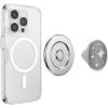 PopSockets Adhesive Phone Grip, Holder, Phone Stand, Crystal – Eye of the Beholder Silver(Enamel Astro)