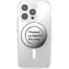 PopSockets Adhesive Phone Grip, Holder, Phone Stand, Crystal – Eye of the Beholder Silver(Enamel Seashore)