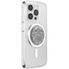 PopSockets Adhesive Phone Grip, Holder, Phone Stand, Crystal – Eye of the Beholder Silver(Mandala)