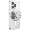 PopSockets Adhesive Phone Grip, Holder, Phone Stand, Crystal – Eye of the Beholder Silver(Enamel Seashore)
