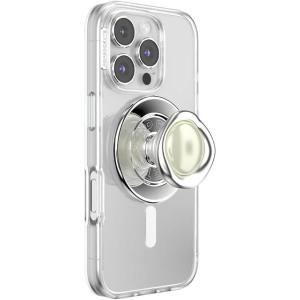PopSockets Adhesive Phone Grip, Holder, Phone Stand, Crystal – Eye of the Beholder Silver(Eye of the Beholder Silver)