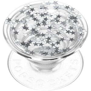 PopSockets Adhesive Phone Grip, Holder, Phone Stand, Crystal – Eye of the Beholder Silver(Star Fire)
