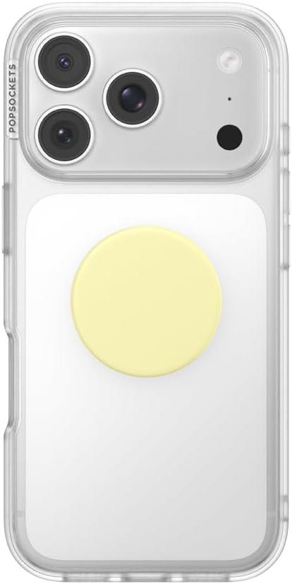 image:imagePopSockets Adhesive Phone Grip Holder Phone Stand Yellow Butter Yellow
