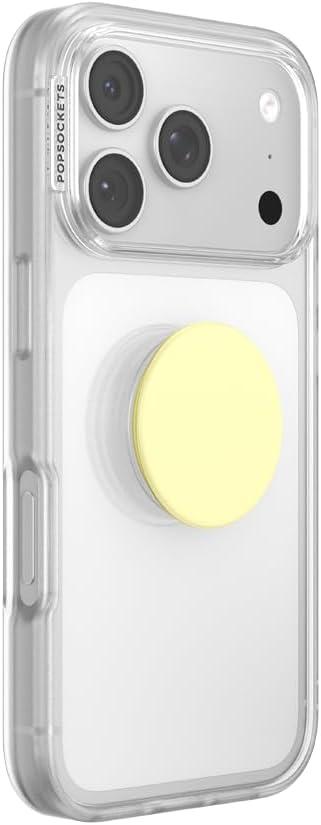 image:imagePopSockets Adhesive Phone Grip Holder Phone Stand Yellow Butter Yellow
