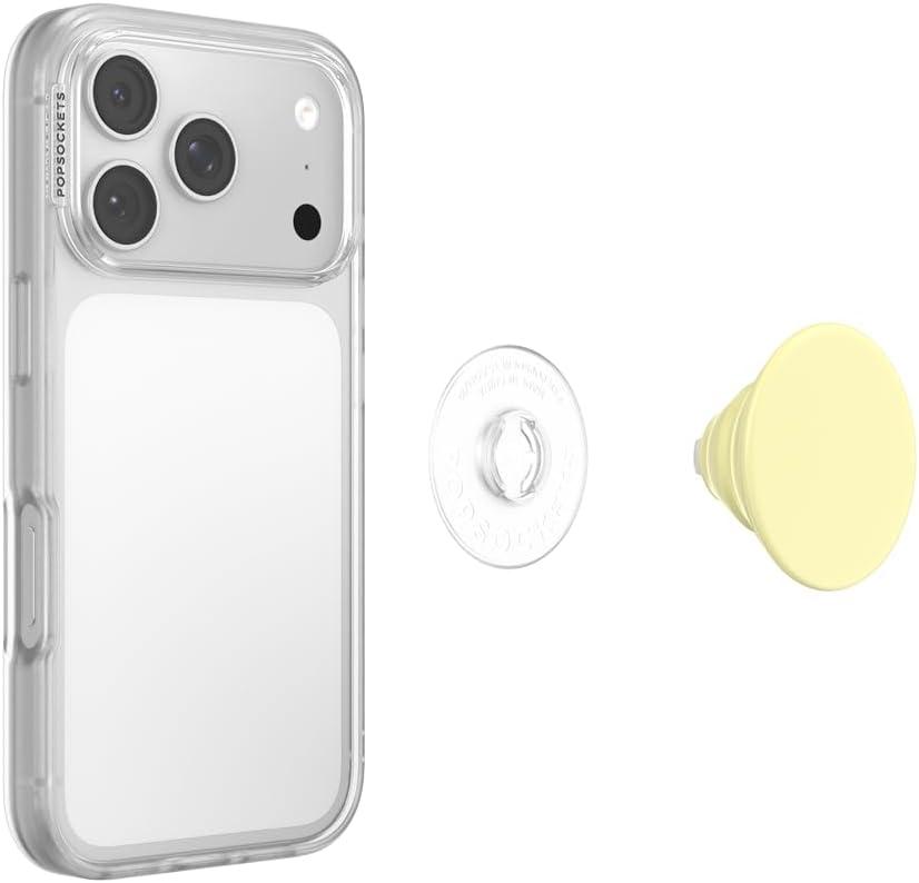 image:imagePopSockets Adhesive Phone Grip Holder Phone Stand Yellow Butter Yellow