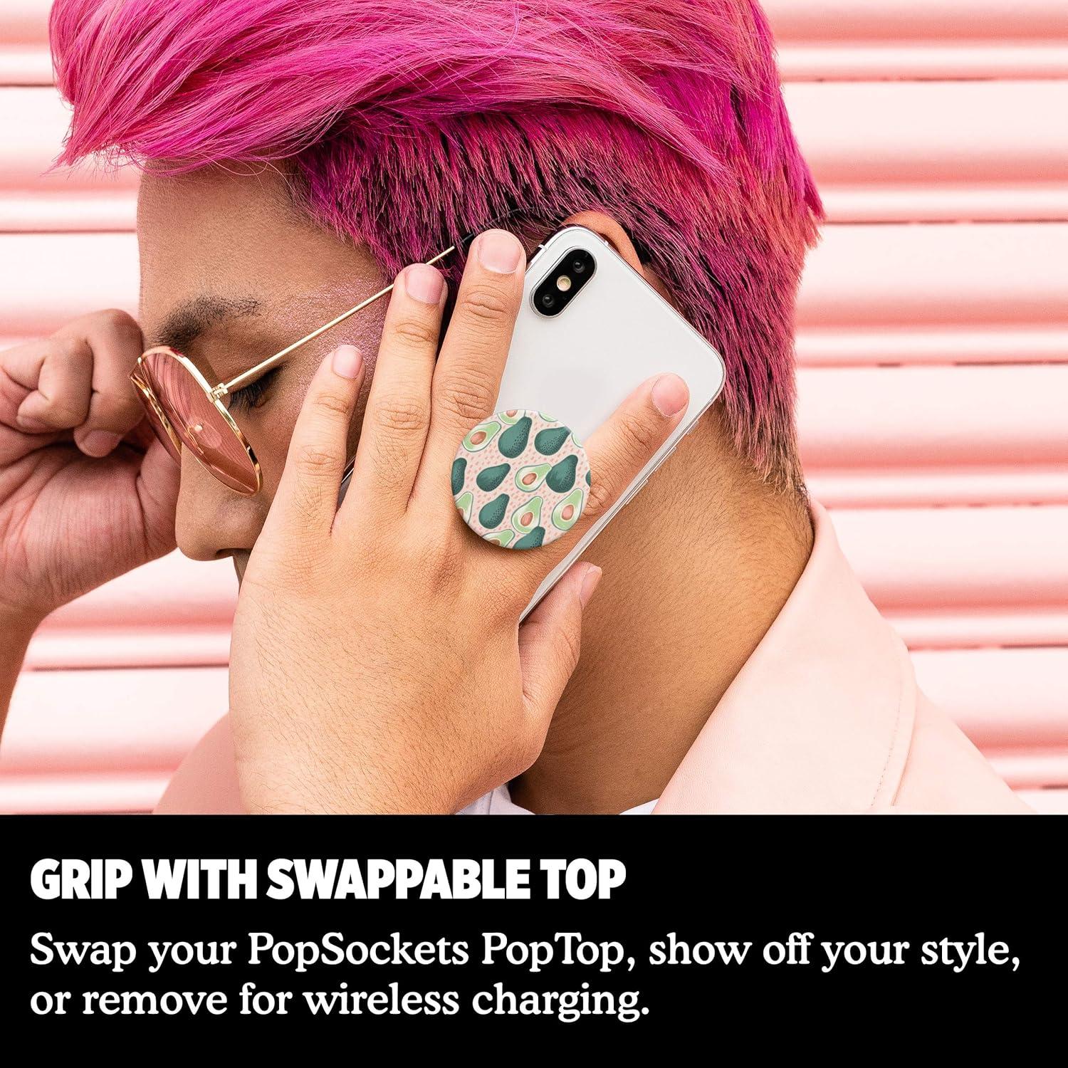 image:imagePopSockets Phone Grip with Expanding Kickstand Adhesive Grip AVOLancheSingle