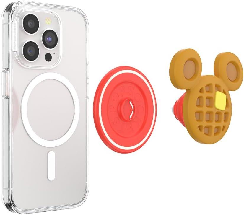 image:imagePopSockets Adhesive Phone Grip Holder Phone Stand Disney Earridescent Gold MickeyMickey Waffle