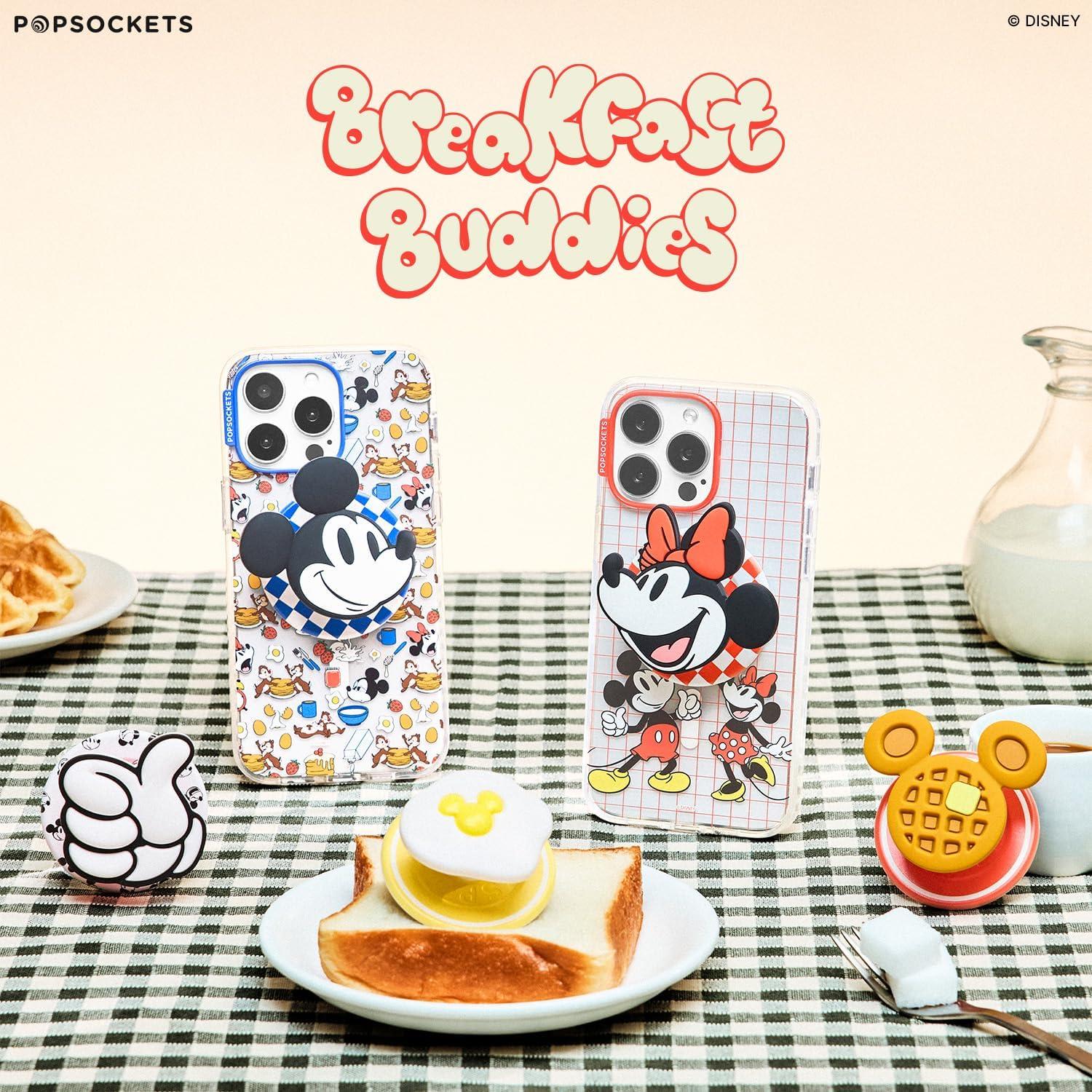 image:imagePopSockets Adhesive Phone Grip Holder Phone Stand Disney Earridescent Gold MickeyMickey Waffle