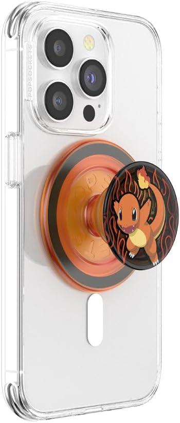 image:imagePopSockets Phone Grip for MagSafe Magnetic Holder Phone Stand Pokemon Mew WhimsyCharmander