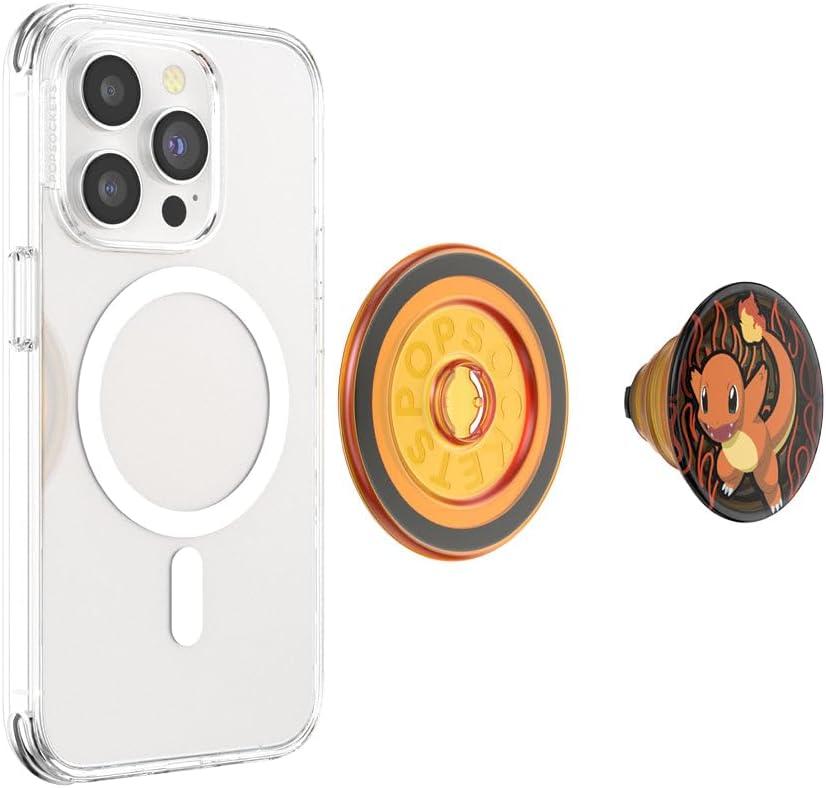 image:imagePopSockets Phone Grip for MagSafe Magnetic Holder Phone Stand Pokemon Mew WhimsyCharmander