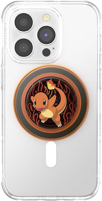 image:imagePopSockets Phone Grip for MagSafe Magnetic Holder Phone Stand Pokemon Mew WhimsyCharmander