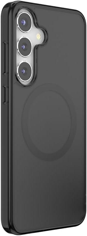 image:imagePopSockets Samsung Galaxy S26 Phone Case Compatible with MagSafe Black Transluscent BlackBlack Transluscent