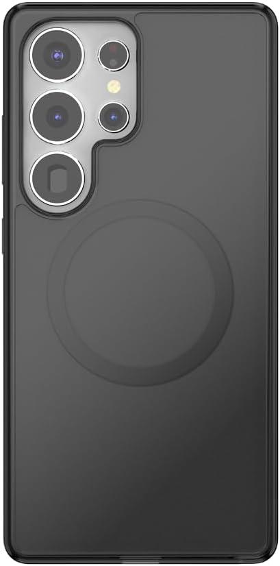 image:imagePopSockets Samsung Galaxy S26 Phone Case Compatible with MagSafe Black Transluscent BlackBlack Transluscent