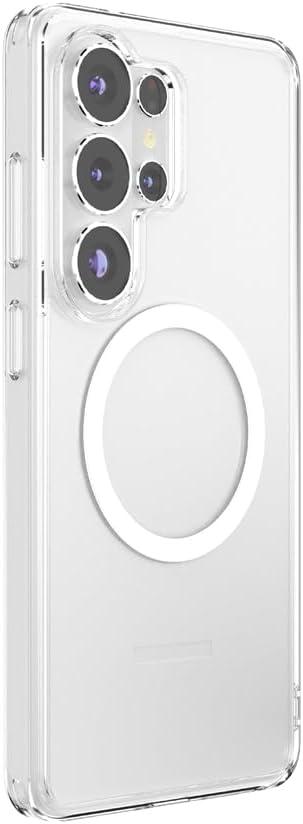 image:imagePopSockets Samsung Galaxy S26 Phone Case Compatible with MagSafe Black Transluscent BlackClear