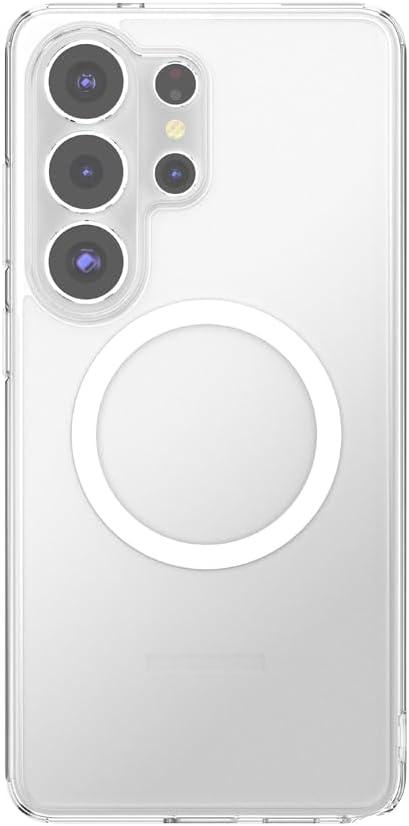 image:imagePopSockets Samsung Galaxy S26 Phone Case Compatible with MagSafe Black Transluscent BlackClear