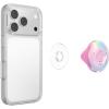 PopSockets Phone Grip for MagSafe, Magnetic Holder, Phone Stand, Pokemon – Mew Whimsy(Mew Whimsy Adhesive)
