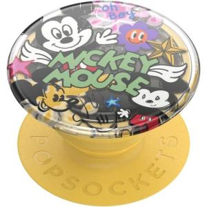PopSockets Adhesive Phone Grip, Holder, Phone Stand, Disney – Earridescent Gold Mickey(Mickey Doodle)