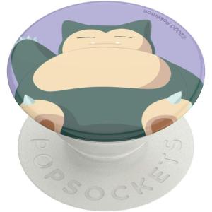 PopSockets Phone Grip for MagSafe, Magnetic Holder, Phone Stand, Pokemon – Mew Whimsy(Snorlax Knocked)