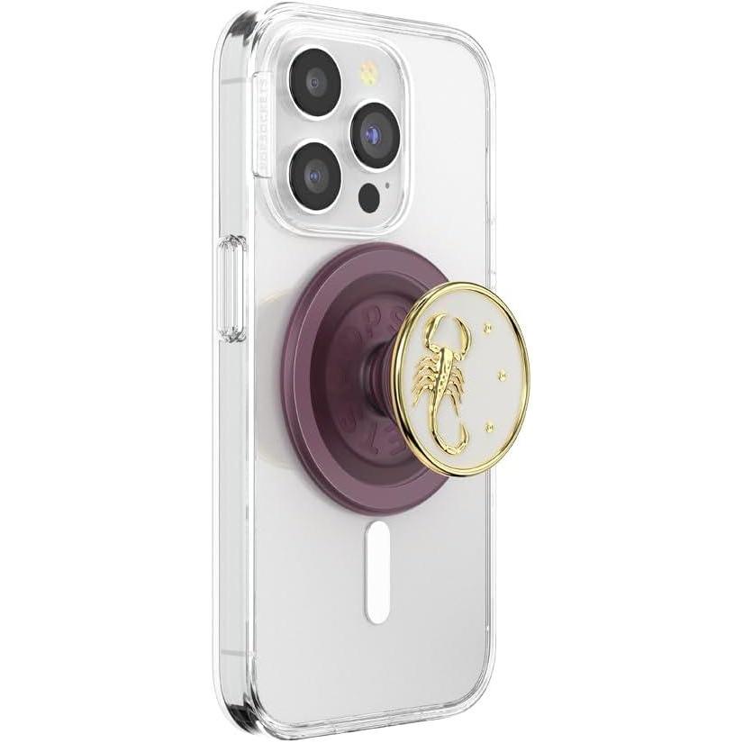 image:imagePopSockets Phone Grip with Expanding Kickstand Adhesive Grip  Oil AgateScorpio