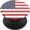PopSockets Phone Grip with Expanding Kickstand, Adhesive Grip – Oil Agate(Vintage American Flag)