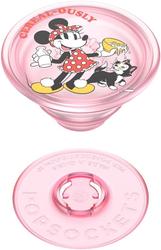 image:imagePopSockets Phone Grip for MagSafe Secure Magnetic Phone Grip amp Stand HandsFree Kickstand Wireless Charging Compatible Disney Heart Two CuteCerealously Minnie
