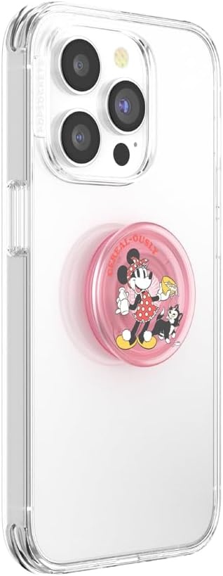image:imagePopSockets Phone Grip for MagSafe Secure Magnetic Phone Grip amp Stand HandsFree Kickstand Wireless Charging Compatible Disney Heart Two CuteCerealously Minnie
