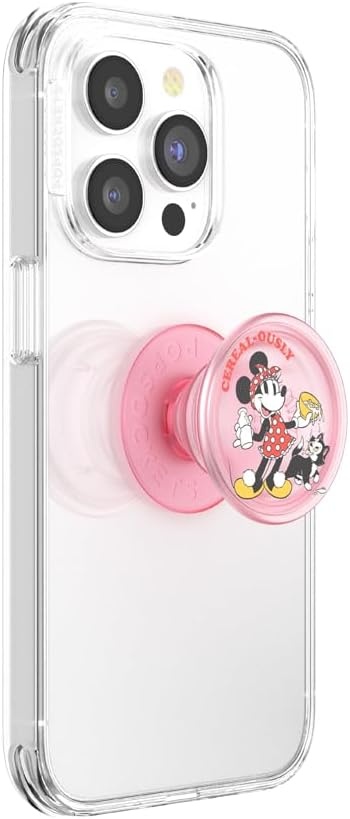 image:imagePopSockets Phone Grip for MagSafe Secure Magnetic Phone Grip amp Stand HandsFree Kickstand Wireless Charging Compatible Disney Heart Two CuteCerealously Minnie