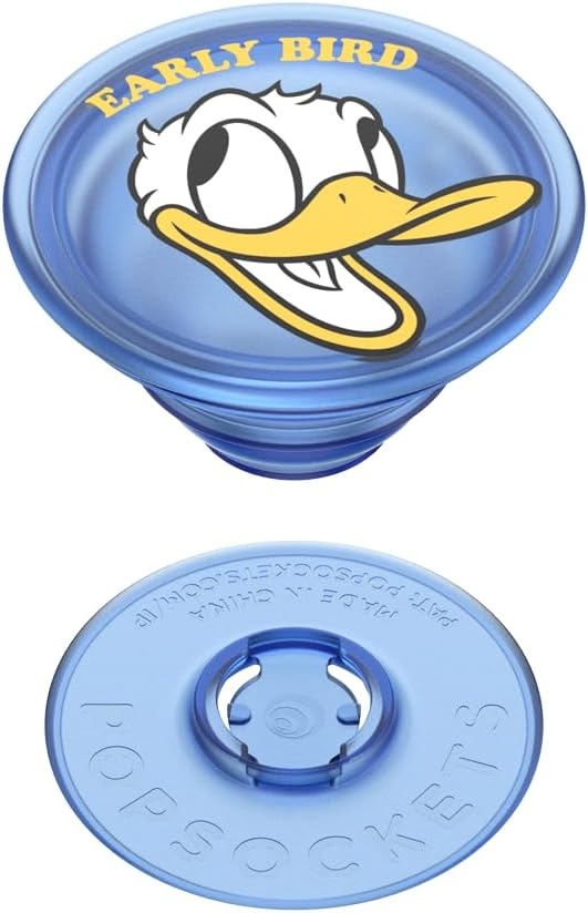 image:imagePopSockets Phone Grip for MagSafe Secure Magnetic Phone Grip amp Stand HandsFree Kickstand Wireless Charging Compatible Disney Heart Two CuteDonald Early Bird