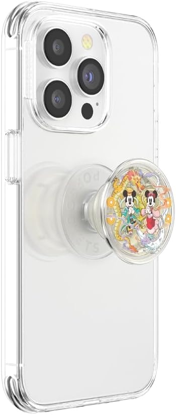 image:imagePopSockets Phone Grip for MagSafe Secure Magnetic Phone Grip amp Stand HandsFree Kickstand Wireless Charging Compatible Disney Heart Two CuteDragon
